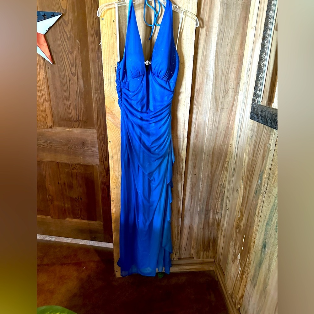 Blonde Nites dress in blue size 7